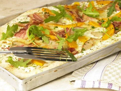 recipe image Kürbispizza
