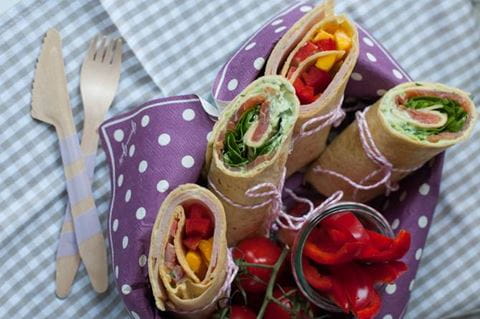 recipe image Zweierlei Wraps